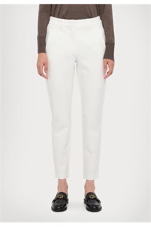 PANTALONE DRITTO ADEPTO IN VISCOSA BIANCO 2426786028600003 MAX MARA LEISURE | Pantalone | 2426786028600003